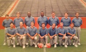 Jay, front and right, as a very young assistant at the University of Florida.
