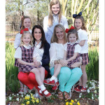 2013 GMC Co-Chairs: Ashley Venable and Leslie Davis: Seated from left to right, Carly and Ashley Venable, Leslie and Lucy Davis. Standing from left to right, Caroline and Isabelle Venable, and Ella Wesley Davis