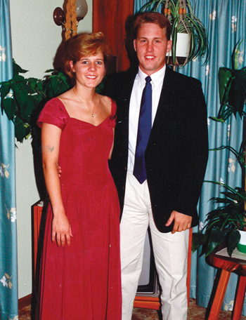Jill and Hugh Freeze were college sweethearts at USM.