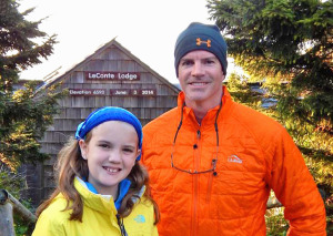 Dr. Philip Blount and his daughter Kimberly visited the LeConte Lodge at a recent outing to the Great Smoky Mountains in Tennessee.