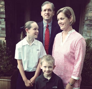 The start of the 2014 school year for the Walton family.