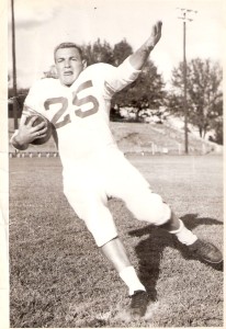 After the Korean War, Dub distinguished himself on the gridiron at Holmes Community College.