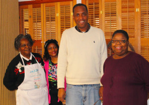 One of Burns’ ministry activities is an outreach to seniors. One popular event is the “Soup for Seniors” luncheon.