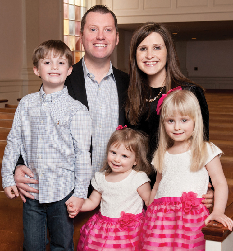 The Matt Brooks Family—Matt, Bren, Major, Maggie, and Gracie