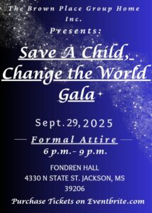 Save a Child gala flyer