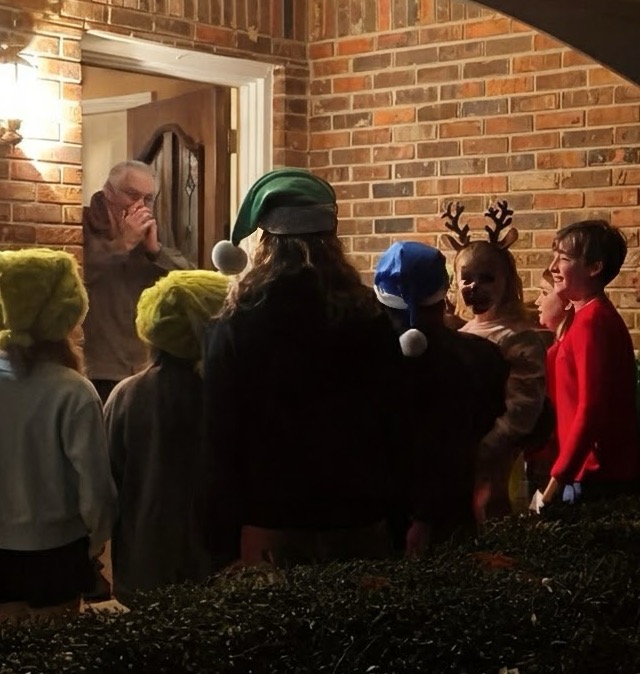 Christmas caroling
